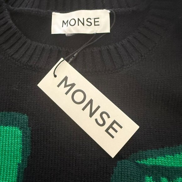 Oversized MOMSE fine merino wool sweater Size M/L NEW - Picture 5 of 9